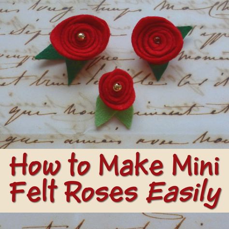 Felt Flowers Patterns, Felt Rose, Felted Flowers, Felt Mushroom, Felt Flowers Diy, Rose Crafts, Felt Roses, Bows Diy, Flower Craft