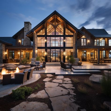 Modern barndominium design idea Modern Wooden Interior, Gardening Beds, Designer Garden, Patio Gardens, House Gardening, Mountain Home Exterior, Wooden Interior, Modern Barndominium, Planters Garden