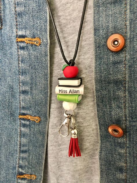 Excited to share this item from my #etsy shop: Teacher lanyard with name, Teacher Appreciation gift personalized, Beaded teacher lanyard, Student teacher gift, ID holder, Graduation gift Teacher Lanyards, Handmade Teacher Gifts, Teacher Accessories, Student Teacher Gifts, Teachers Diy, Teacher Lanyard, Teachers Day Gifts, Teachers Gifts, Beadable Products