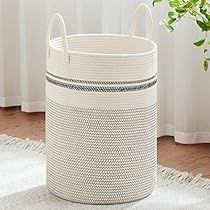 Bathroom College, Tall Laundry Basket, Organize Toys, Large Laundry Hamper, Rope Storage Basket, Housewares Store, Nursery Hamper, Materials And Structures, Rope Storage