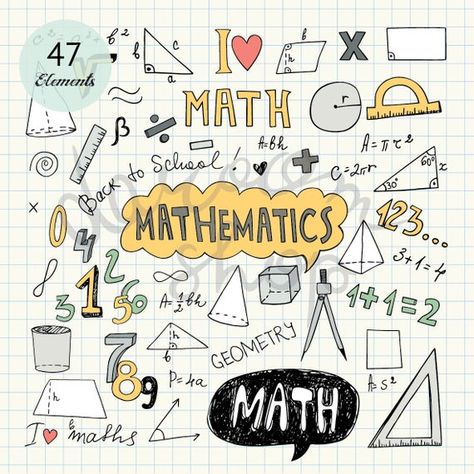 Math Elements, Doodle Maths, Nurses Week Quotes, Math Doodles, Math Drawing, School Doodle, Math Wallpaper, Education Wallpaper, Math Clipart