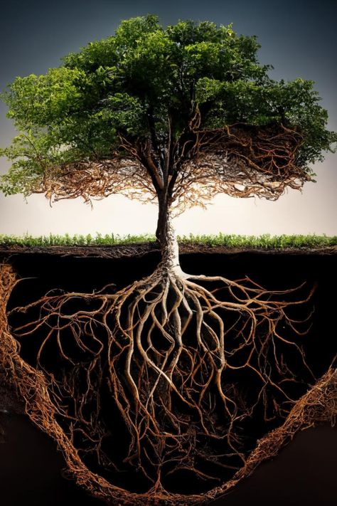 tree planting, climate action, reforestation, green economy Natural Elements Tree, Water Oak Tree, Tree Roots Aesthetic, Terebinth Tree, Oak Tree Roots, Roots Aesthetic, Trees With Roots, Growth Pictures, Tree With Deep Roots