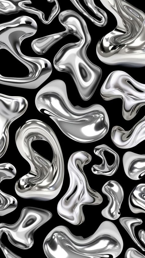 Black And Silver Wallpaper, Jelly Wallpaper, Silver Wallpaper, Print Design Art, Silver Background, Simple Phone Wallpapers, Simple Iphone Wallpaper, Iphone Wallpaper Photos, Metallic Wallpaper