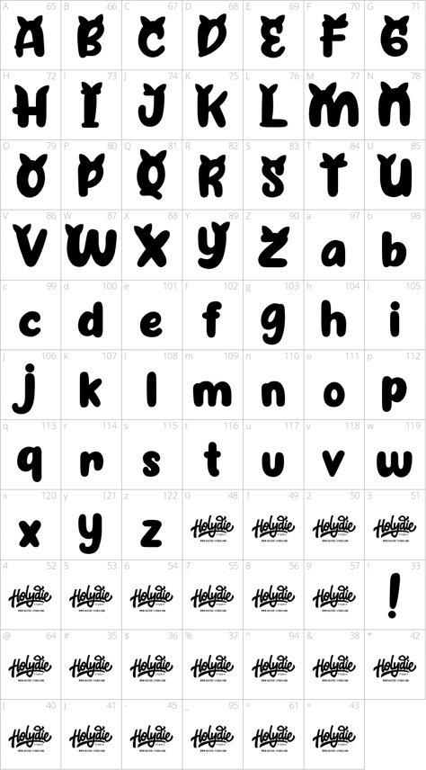 Cattyla by Holydie Studio  I've never needed a cat themed font, but when it comes up Cattyla is probably the one that I'll go with. Each capital letter has cat ears on top and the letters look like they were drawn with a wet marker.  #font #Child #Marker #Symbol Cat Fonts Alphabet, Cat Letters Alphabet, Animal Lettering, Cat Letters, Cat Lettering, Cat Font, Cat Alphabet, Bubble Writing, Marker Font