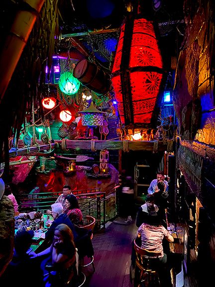 Tiki Bar Ideas Indoor, Tornado Room, Listening Lounge, Backyard Pub, Vintage Tiki Bar, Manifesting Aesthetic, Tikki Bar, Home Tiki Bar, San Francisco Bucket List