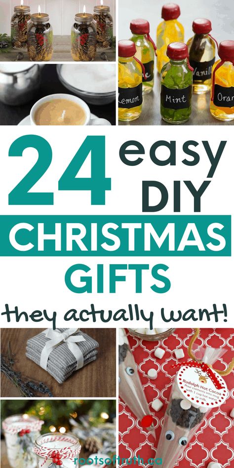 Cheap Meaningful Christmas Gifts, Homemade Gift Exchange, Crafts For Gifts, Easy Homemade Gifts, Frugal Christmas, Diy Christmas Gifts For Family, Easy Diy Christmas Gifts, Diy Xmas Gifts, Christmas Gifts To Make