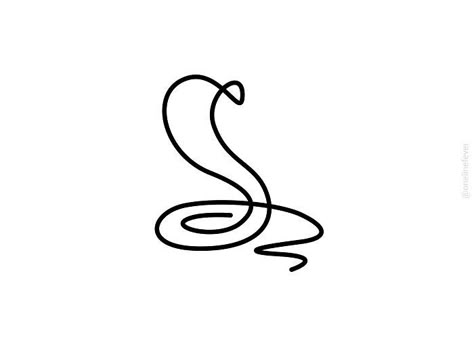 One Line Snake Tattoo, Snake Doodle Easy, Snake Simple Drawing, Easy Snake Tattoo, 1 Line Art Easy, Snake Line Tattoo, Easy One Line Drawing, Snake Line Drawing, Line Snake Tattoo