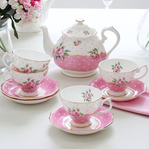 Tea Sets Ceramic, British Afternoon Tea, Tea Sets For Sale, China Ware, Fine China Dinnerware, Bone China Tea Set, Afternoon Coffee, Coffee Cup And Saucer, Pretty Mugs