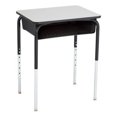 Learniture Manufactured Wood Adjustable Height Open Front Desk Pescatarian Meals, Classroom Desk, Student Desk, School Desk, Adjustable Height Standing Desk, School Desks, Public Seating, Store Books, Student Desks