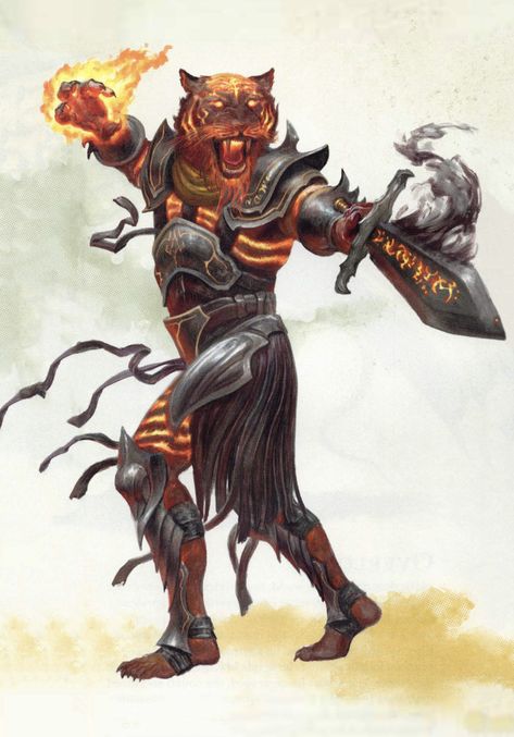 The rakshasa speaker for Rak Tulkhesh famed for dragonslaying with his legendary weapon, Shadowsword Rakshasa Dnd, D D Monsters, Africa Art, Dnd Art, Role Playing Game, Cat People, Game Characters, Kinds Of People, Dnd Characters