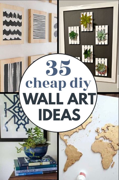 Plant Wall Diy, Cheap Diy Wall Art, Diy Wall Planter, Diy Wall Art Ideas, Inexpensive Art, Clay Wall Hanging, Colorful Wall Hanging, Seashell Wall Art, Tile Wall Art