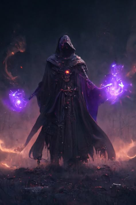 Arch Mage Art, Black Wizard Art, Dark Sorcerer Male, Fantasy Mage Art, Dark Fantasy Wizard, Goth Wizard, Dark Ringmaster, Shadow Mage, Avatar House