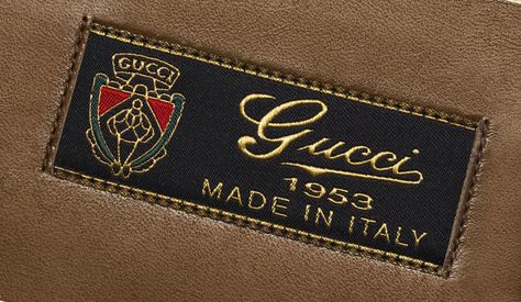 Gucci 1953 - Made in Italy Mens Designer Loafers, Loafers Gucci, Swag Hats, Label Inspiration, Etiquette Vintage, Designer Loafers, Tags And Labels, Clothing Packaging, Loafers For Men