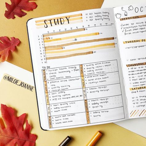 Journal Ideas Study, Study Tracker, Tracker Bullet Journal, Bullet Journal Work, Bullet Journal Page, School Journals, Student Journal, Bullet Journal Ideas Templates, Bullet Journal Paper