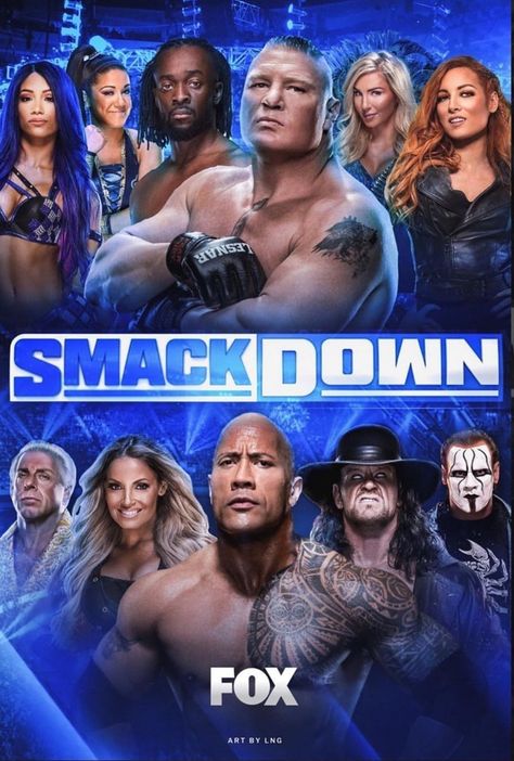 WWE SmackDown Wwe All Superstars, Cartoon Mood, Aj Styles Wwe, Wrestling Posters, Bucket List Family, Wwe Birthday, Wwe Wallpapers, The Undertaker, Turkish Tv Series