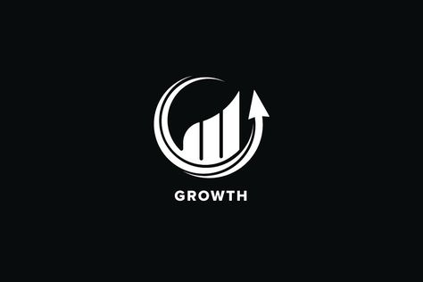 Growth Logo Template #Logo#Growth#Templates#Template Business Growth Graphics, Growth Typography, Logo Growth, Growth Logo, Hotel Logo Design, Profile Logo, Eye Logo, Photo Collage Design, Financial Logo