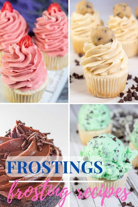 Frosting Recipes Flavored, Frosting Flavors For Vanilla Cake, Homemade Cake Flavors, Fun Frosting Recipes, Buttercream Frosting Flavors Recipe, Icing Flavor Ideas, Fun Frosting Flavors, Different Flavor Frosting Recipes, Unique Buttercream Flavors