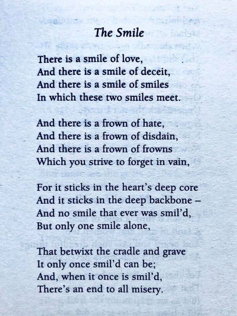 William Blake, The Smile English Love Poems, Blake Poetry, William Blake Poems, Poems By Famous Poets, Old Poetry, Poems In English, Classic Poems, Motivational Poems, Poet Quotes