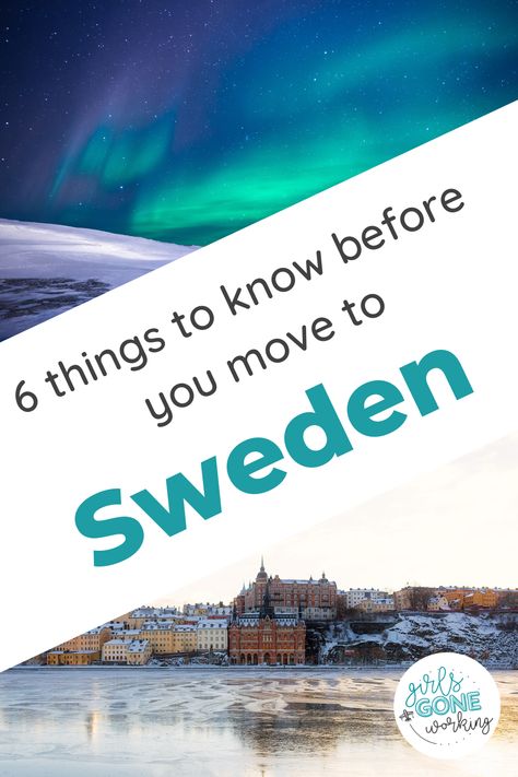 Are you planning to live in Sweden? Find out 6 things I wish I knew before I moved abroad to Sweden. Get tips on how to settle in, how to find an apartment and what it's like making friends in Sweden. This is a great expat life tips for anyone thinking about calling Sweden home! It's an important moving abroad guide for anyone who wants to live in Europe. Read the complete guide at www.girlsgoneworking.world. Life In Sweden, Moving To Sweden, Living In Sweden, Sweden Home, Moving To Another Country, Job Abroad, Jobs Abroad, Retire Abroad, Live In Europe