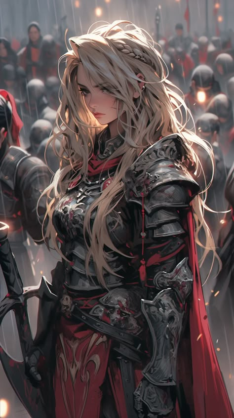 Amazing Midjourney Artwork curated by ThetaCursed, License: CC BY-NC 4.0 Stealth Pose Reference, Here Me Out Characters Women, Armor Ideas Design, Knight Woman Art, Female Paladin Art, Fantasy Pirate Art, Anime Warrior Female, Fantasy Armor Art, Female Warrior Character Design