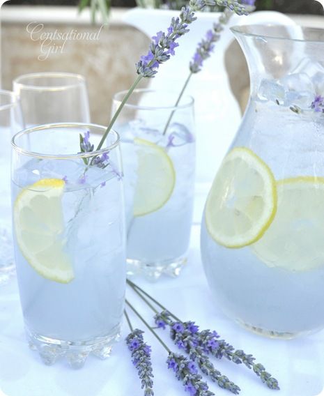 lavendar lemonade! Rococo Party, Purple Inspiration, Pitcher Drinks, Cocktail Fruit, Lavender Lemonade, Frozen Lemonade, Lavender Buds, Dried Lavender, Menu Ideas