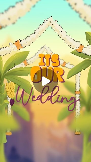 Wedding Cartoon Illustration, Animated Wedding Invitations Videos, Wedding Cartoon, Cartoon Wedding Invitations, Cartoon Wedding, Unique Icons, Wedding Invitation Video, Print Ideas, Cartoon Illustration