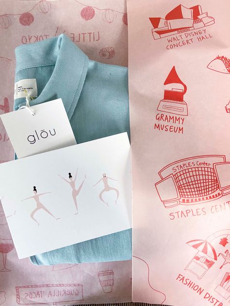 Tissue Design, Whimsical Doodles, Grammy Museum, Custom Tissue Paper, Clothing Packaging, Sustainable Brand, Custom Packaging, Cute Packaging, Merchandise Design