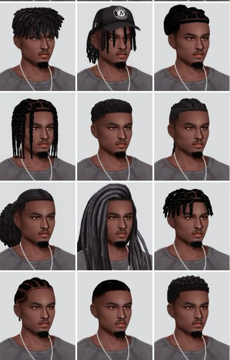 TS4 Male Hair LookBook - Gamingwithprincess The Sims 4 Cc Lashes Male, The Sims 4 Black Men Hair Cc, Sims 4 Cc Maxis Match Black Hair Male, Sims 4 Cc Hair Dreadlocks, Sims 4 Cc Twist Hair, Sims 4 Cc Male Hair Waves, Male Afro Sims 4 Cc, Sims 4 Cc Male Hair Braids, Sims 4 Black Male Maxis Match Cc