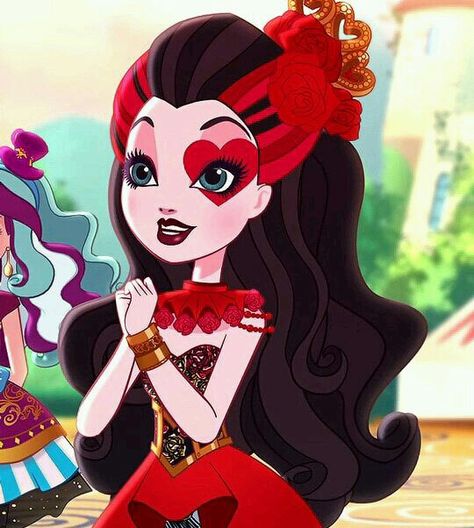 Ever After High Lizzie Hearts, Lizzy Hearts, Eah Icons, Spring Unsprung, Cerise Hood, Lizzie Hearts, Raven Queen, Fairy Tale Characters, Fantasias Halloween