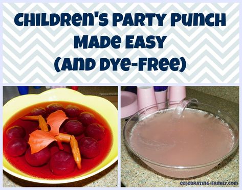 Dye free party punch recipes Dye Free Party Punch, Easy Party Punch Recipes, Toast Cream Cheese, Punch Recipes For Kids, Dye Free Foods, Party Punch Recipe, Party Ideas Outdoor, Feingold Diet, Grad Party Food