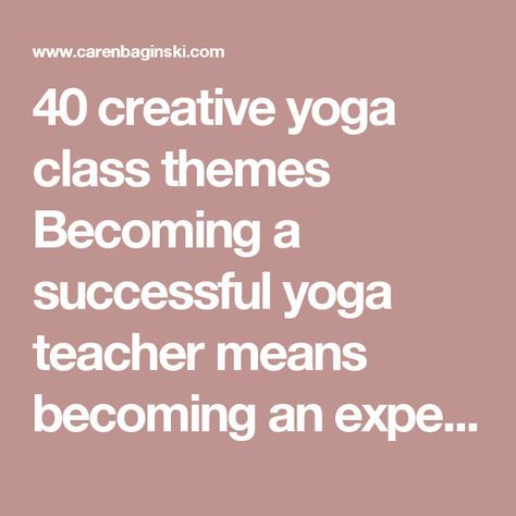 Yoga Class Themes, Class Themes, Yoga Teacher Resources, Become A Yoga Instructor, Girls Yoga, Yoga Themes, Yoga Workshop, Yoga Inspo, Yoga Business