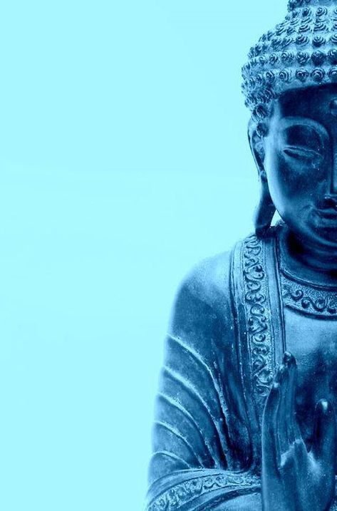 Spiritual Quotes Buddha, Buda Wallpaper, Buddha Wallpaper Iphone, Image Zen, Lord Buddha Wallpapers, Blue Buddha, Buddha Quotes Life, Meditation Scripts, Buddhist Wisdom