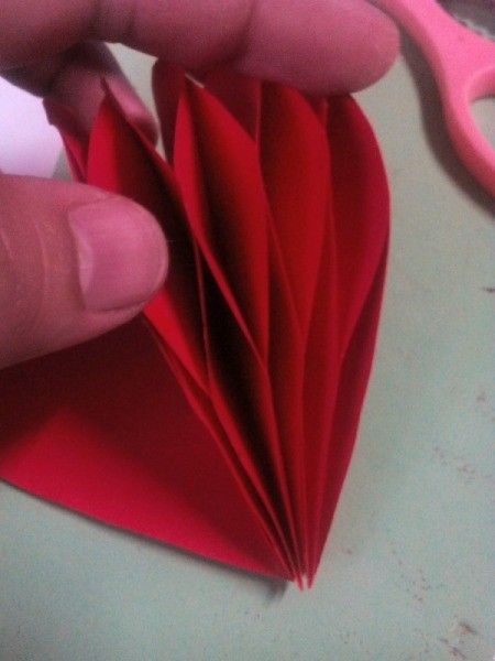 Making a Paper 3D Heart | ThriftyFun 3d Heart With Paper, Paper Heart Cutouts, Making Paper Hearts, How To Make 3d Hearts, 3 D Hearts Paper, 3d Heart Craft, 3d Heart Paper, 3d Paper Hearts Diy, 3d Hearts Out Of Paper