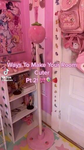 Kawaii Bedroom Furniture, Kawaii Room Loft Bed, Cutecore Diy Room Decor, Room Tips Bedrooms, Room Inspo Cutecore, Kawaiicore Room Decor, How To Make Your Room Kawaii, Kawaii Decor Diy, Room Ideas Cutecore