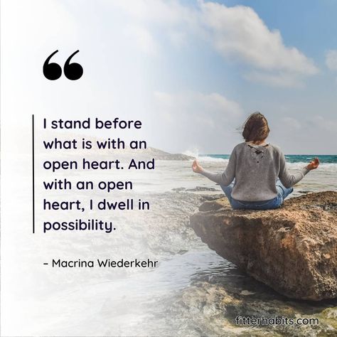 13 Heart-Opening Yoga Quotes Heart Opener Quotes, Yoga Love Quotes, Heart Opening Yoga Quotes, Openness Quotes, Open Heart Quotes, Heart Openers Yoga, Yoga Life Quotes, Yoga Class Themes, Beginning Yoga