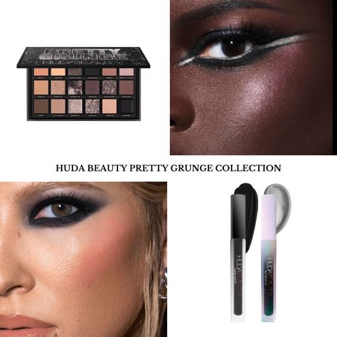 Huda Beauty Pretty Grunge Collection Up Hair Styles, Red Lipstick Shades, Rich Rich, Makeup News, Vanity Room, Grunge Vibes, New Makeup, Lipstick Shades, Products Makeup