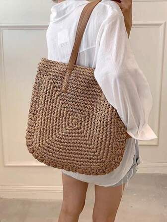 Jute Tas, Raffia Crochet, Crochet Hack, Crochet Bag Pattern Free, Bag Pattern Free, Crochet Handbags Patterns, Handbag Pattern, Crochet Bags Purses, Crochet Tote