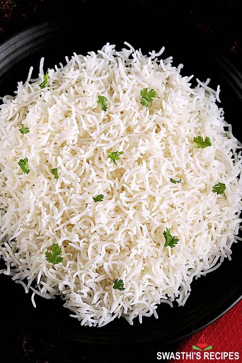 Basmati Rice Recipe, How to Cook Basmati Rice Egg Fried Rice Recipe Easy, Basmati Rice Recipe, Rice Basmati, Senior Meals, Basmati Rice Recipes, Variety Rice, Rice Pulao, Food Grains, Balanced Food