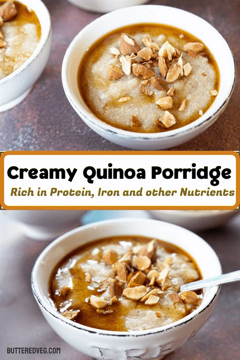 Cream of Quinoa Breakfast Porridge Creamy Quinoa, Quinoa Recipes Breakfast, Quinoa Porridge, Breakfast Porridge, Cream Of Wheat, Good Source Of Protein, Quinoa Breakfast, Porridge Recipes, Traditional Breakfast