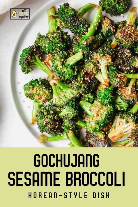 Sesame Broccoli, Broccoli Side Dish, Korean Side Dishes, Veggie Side Dishes, Broccoli Recipes, Asian Cooking, Veggie Sides, Veggie Dishes, Asian Dishes