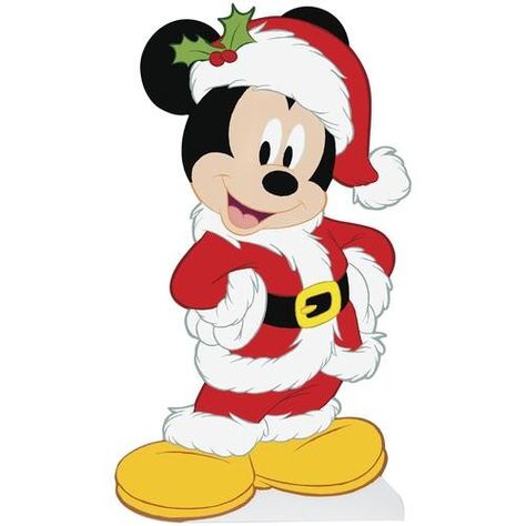 Disney Characters Christmas, Santa Mickey, Christmas Cartoon Characters, Mickey Mouse Wallpaper Iphone, Easy Disney Drawings, Disney Clipart, Outdoor Christmas Decor, Christmas Musical, Christmas Rock