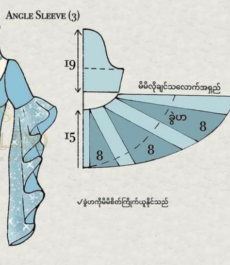 Pola Kupluk, Projek Menjahit, Clothing Pattern Design, Sewing Sleeves, Easy Dress Sewing Patterns, Sewing Easy Diy, Butterfly Ornaments, Sewing Crafts Tutorials, Sewing Tutorials Clothes