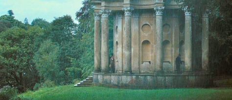 : : The Temple of Apollo, Stourhead Garden, Wiltshire, England, from Joe Wright's Pride and Prejudice. Dark Regency Aesthetic, Shoebox Apartment, Gothic Regency, Photo Studies, Pride And Prejudice Aesthetic, Austen Aesthetic, Pride & Prejudice Movie, Bewitched Me Body And Soul, Most Ardently