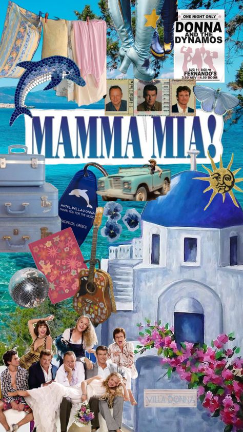 Mamma Mia Night, Mama Mia Party, My Comfort Movies, Mamma Mia Aesthetic, 21st Birthday Themes, Abba Mamma Mia, Mia Aesthetic, Mamma Mia Party, Princess Diaries 2