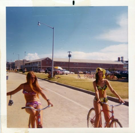 Bicycle Girls 1970s Vintage Americana Aesthetic, 70s Summer, Americana Aesthetic, Long Way Home, 70s Aesthetic, Bicycle Girl, Vintage Americana, California Dreamin', Summer Dream