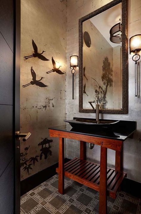 Asian bathroom design: 40 Inspirational ideas to soak up Asian Bathroom, Asian Bedroom, Asian Interior Design, Chinese Interior, Asian Interior, Modern Asian, Bad Inspiration, Asian Homes, Asian Home Decor