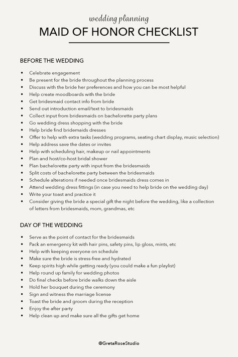 Maid Of Honor Duties Checklist, Maid Of Honor Responsibilities, Maid Of Honor Duties, Bachelorette Game, Wedding Party Games, Wedding Planner Checklist, Wedding Maids, Made Of Honor, Maid Of Honor Speech