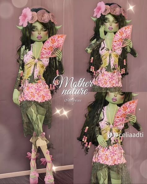 Top Model Dress, Drag Dresses, Nature Outfits, Element Dress, Outfits Hacks, Ethereal Dress, Roblox Dress, Roblox Royale High Outfits, Outfit Hacks