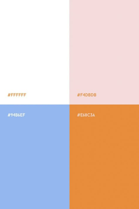 Pink And White Colour Scheme, Orange Pink And Blue Color Palette, Pink Yellow Blue Palette, Blue Orange Pink Color Palette Wedding, Orange Pink White Color Palette, Coral Pink And Blue Color Palette, Pink Orange Yellow Blue Color Palette, Orange Pink And Blue Room, Baby Blue Color Scheme