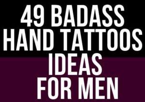 49 Badass Hand Tattoos Ideas for Men Unique Collection Hand Tattoo Designs Men Unique, Tattoo Designs For Hand, Side Hand Tattoos For Guys, Back Of Hand Tattoos, Hand Tattoos Ideas, Hand Tattoos Pictures, Month Symbols, Birth Month Symbols, Cross Tattoo On Hand